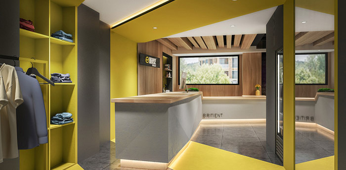 舞蹈培訓基地裝修設計效果圖