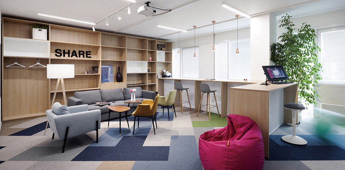 IT培訓機構辦公室裝修設計效果圖