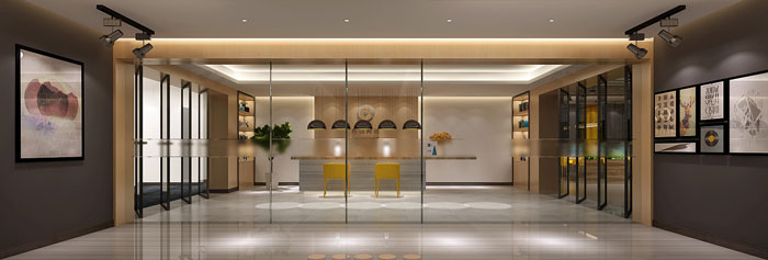 金融辦公室裝飾設計效果圖
