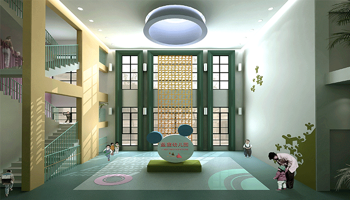 杭州藍(lán)庭幼兒園裝修設(shè)計
