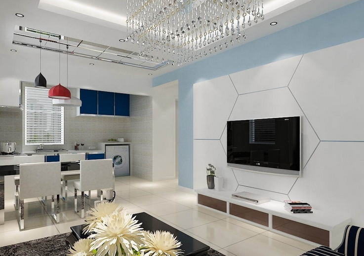 節約空間，又增大容量電視背景墻