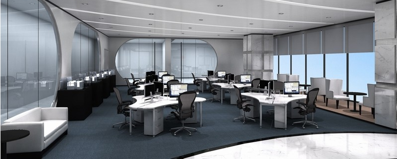 辦公室業(yè)務部門效果圖