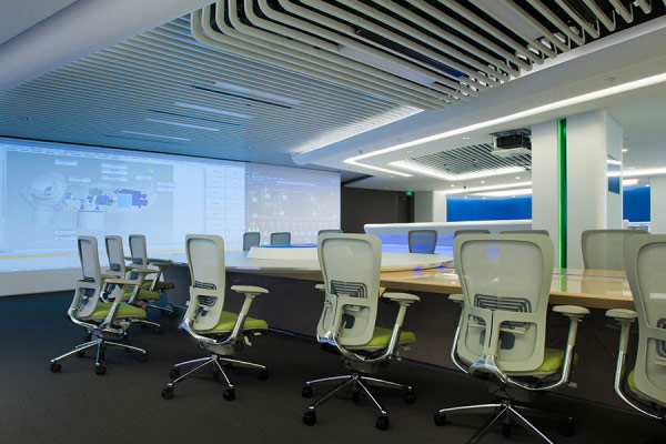 網絡公司總部辦公室會議室設計裝修效果圖
