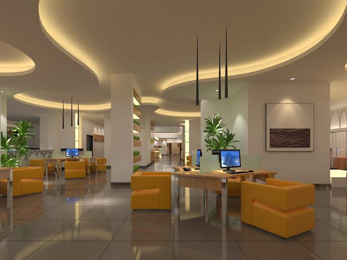 杭州布卡網咖會所獨戰區域裝修設計案例效果圖