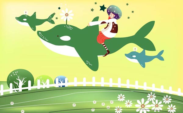 海豚精靈兒童主題餐廳裝修設計