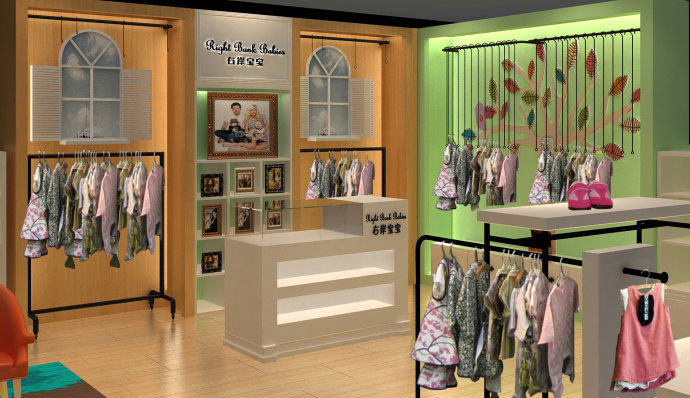 童裝店面裝修設計案例