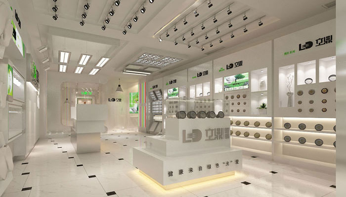 LED展廳裝修設(shè)計(jì)案例