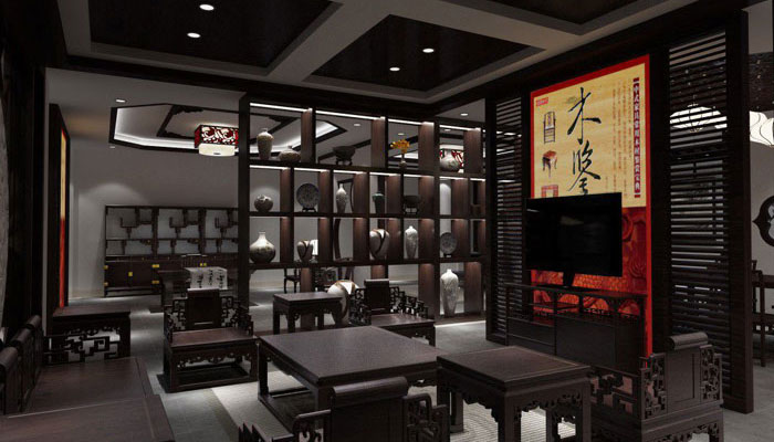 木業(yè)家居展廳裝修設(shè)計(jì)案例