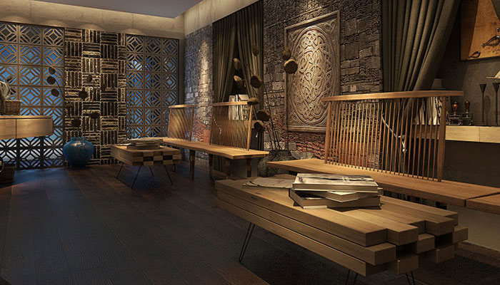 時(shí)而驚奇、時(shí)而陶醉的烤魚店裝修設(shè)計(jì)方案