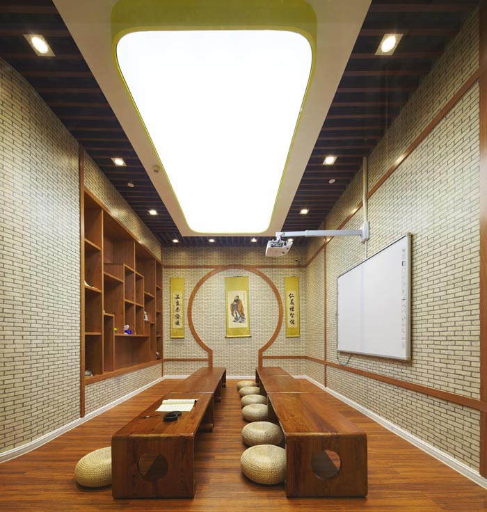 幼兒早教中心古學(xué)班裝修設(shè)計案例效果圖