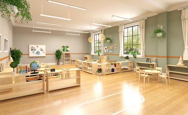 早教中心教室環境效果圖