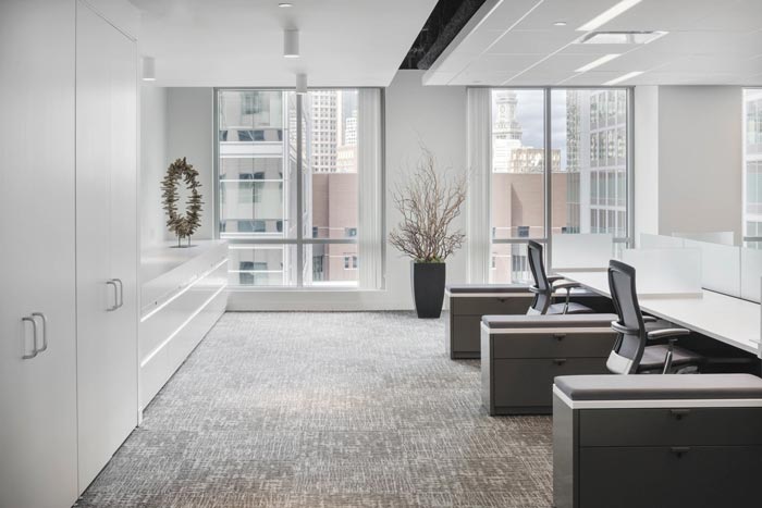 投資公司辦公室辦公區域裝修設計案例效果圖