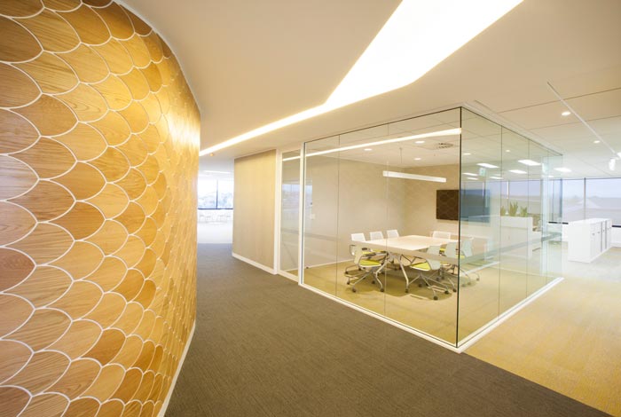 醫療器械公司辦公室動線裝修設計案例效果圖