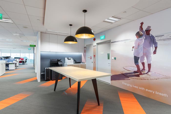 醫療機構辦公室茶水間裝修設計案例效果圖