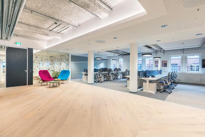 軟件公司辦公室辦公區域裝修設計案例效果圖