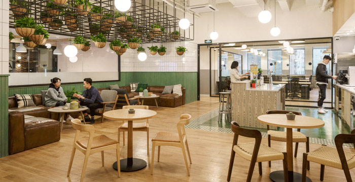 聯合辦公咖啡廳效果圖