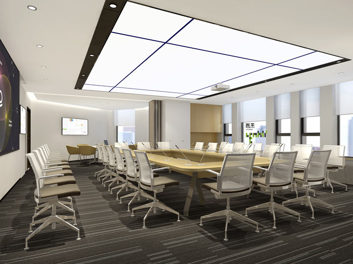 騰訊大浙網(wǎng)辦公室會議室裝修設計案例