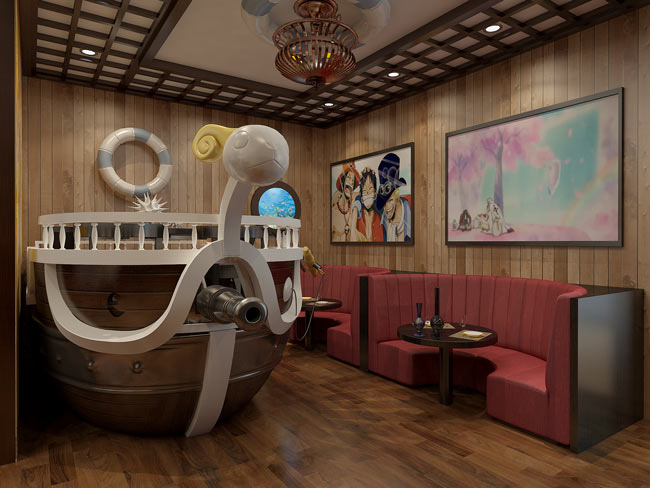 海賊王主題餐廳裝修設(shè)計(jì)效果圖