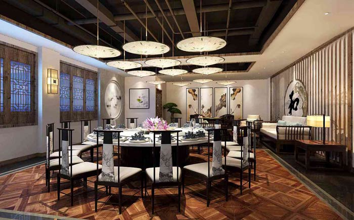 中餐廳包廂裝修設計效果圖