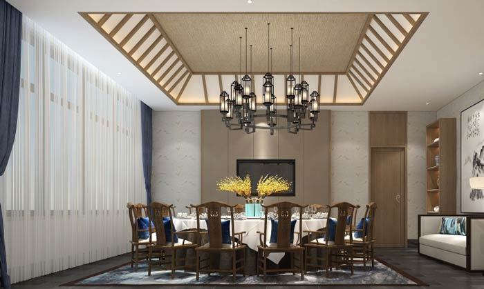 特色中餐廳包廂裝修設計效果圖