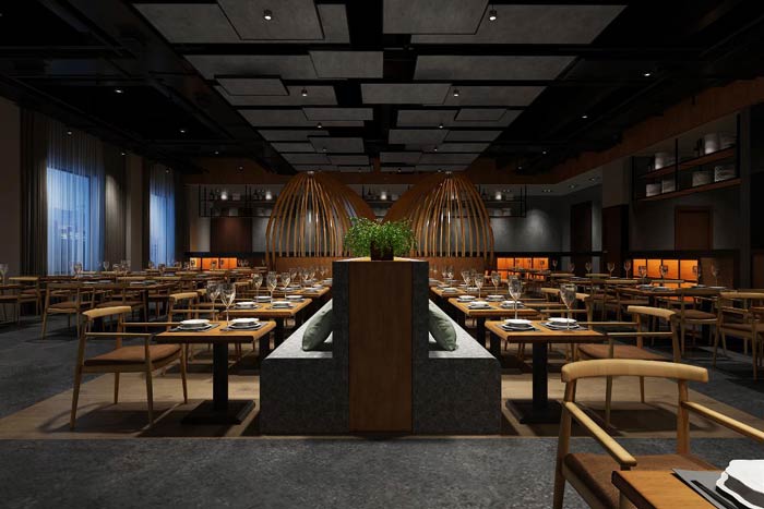 美食小吃店裝修設計效果圖