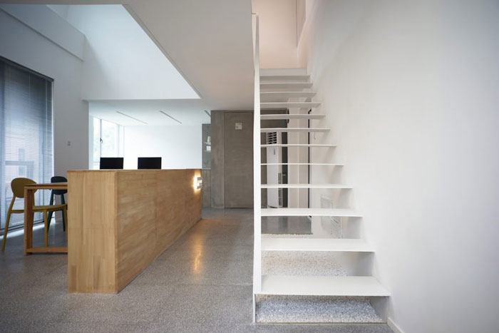 復式辦公室裝修設計入口效果圖