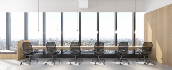 商貿(mào)公司辦公室休息區(qū)裝修設計效果圖