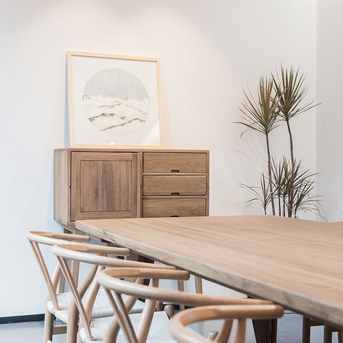 新中式風格辦公室會議區裝修效果圖