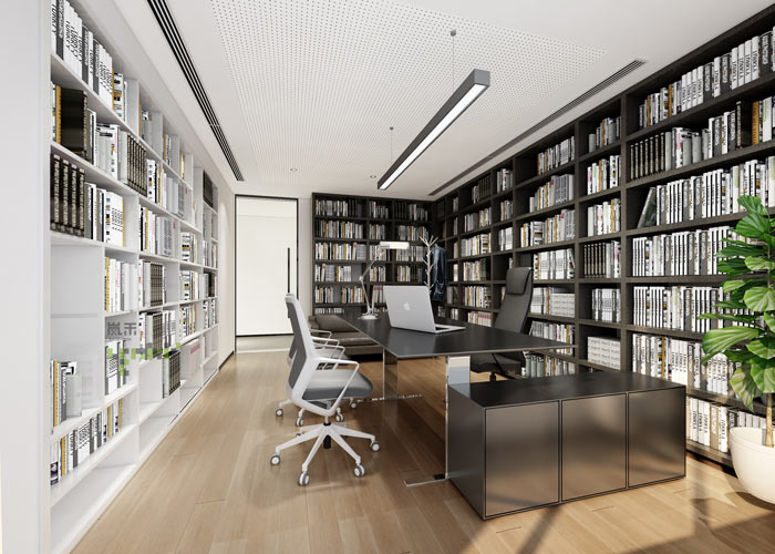 杭州律師事務所總經理辦公室裝修設計效果圖