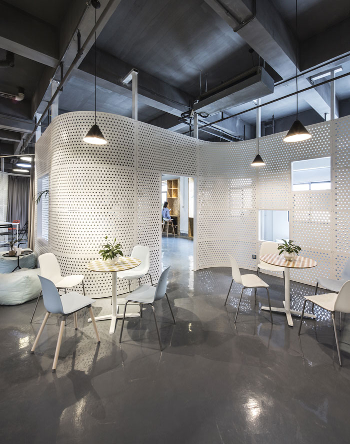 800平方辦公室洽談區裝修設計效果圖