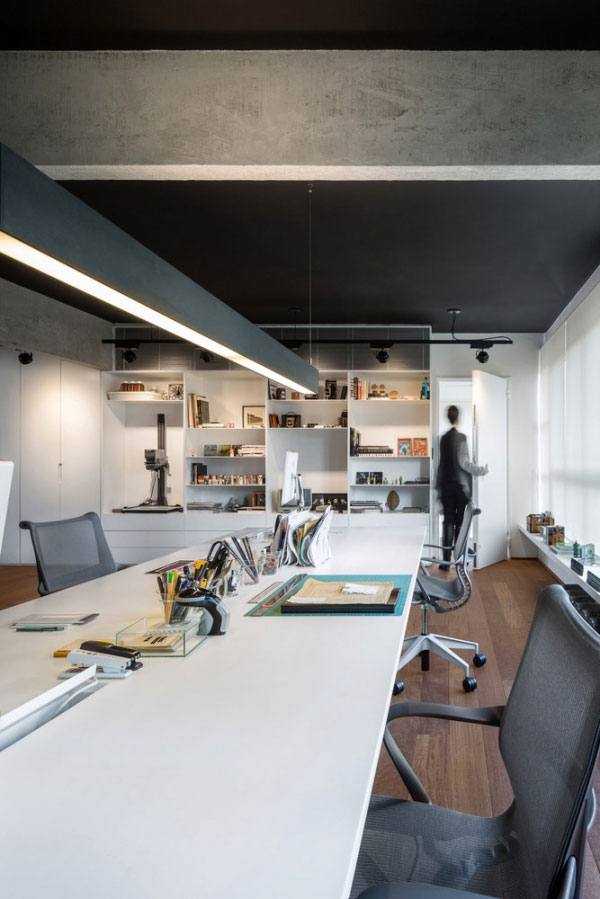 攝影公司辦公室辦公區裝修設計效果圖