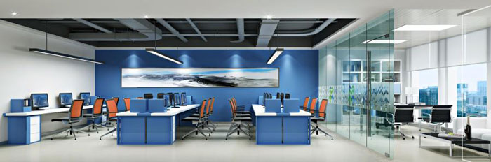 杭州余杭區(qū)臨平辦公室辦公區(qū)裝修設(shè)計(jì)效果圖