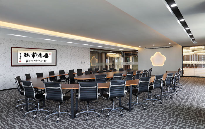 機(jī)電公司辦公室會議室裝修設(shè)計實景圖