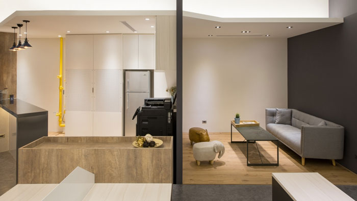 科技公司辦公室洽談區(qū)裝修設計效果圖