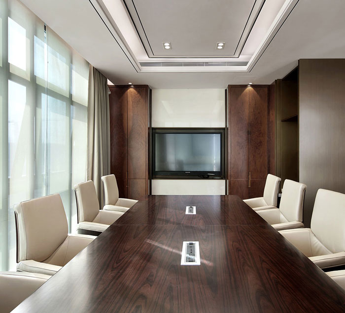 藥業公司辦公室會議室裝修設計效果圖