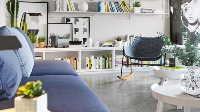 家居公司總經(jīng)理辦公室裝修設計效果圖