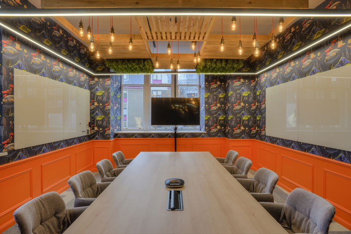 旅游服務(wù)公司辦公室會(huì)議室裝修設(shè)計(jì)效果圖