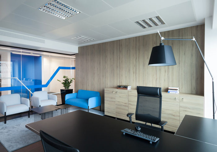 制藥公司總經理辦公室裝修設計效果圖