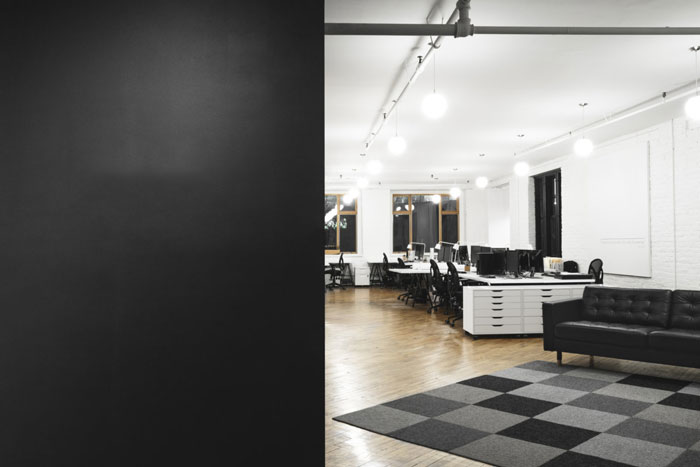 工業風格辦公室進門區裝修設計效果圖