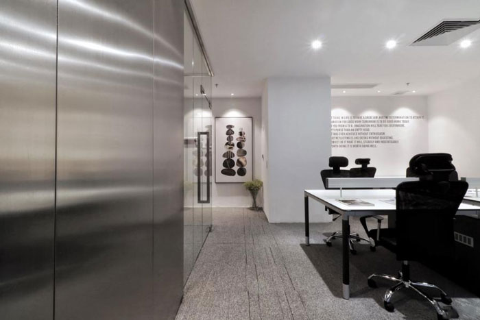 杭州彭埠辦公室辦公區裝修設計效果圖