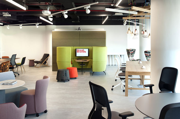 廠家辦公室接待區裝修設計效果圖