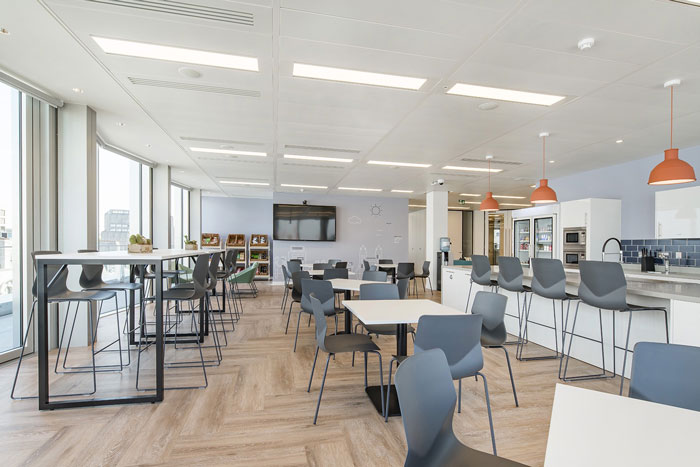 互聯網金融公司辦公室休息區裝修設計效果圖