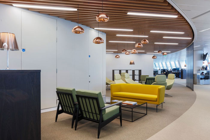 金融信息公司辦公室交流區(qū)裝修設計效果圖