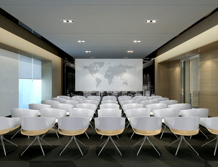 辦公空間培訓(xùn)室裝修設(shè)計效果圖