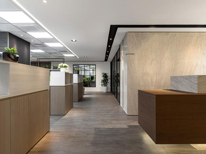 杭州富陽辦公樓過道裝修設(shè)計(jì)效果圖