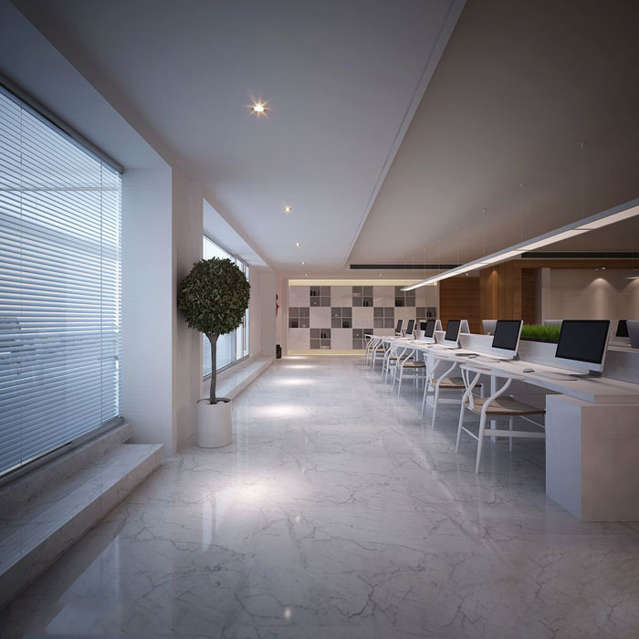 現(xiàn)代中式辦公會所辦公區(qū)設(shè)計(jì)效果圖