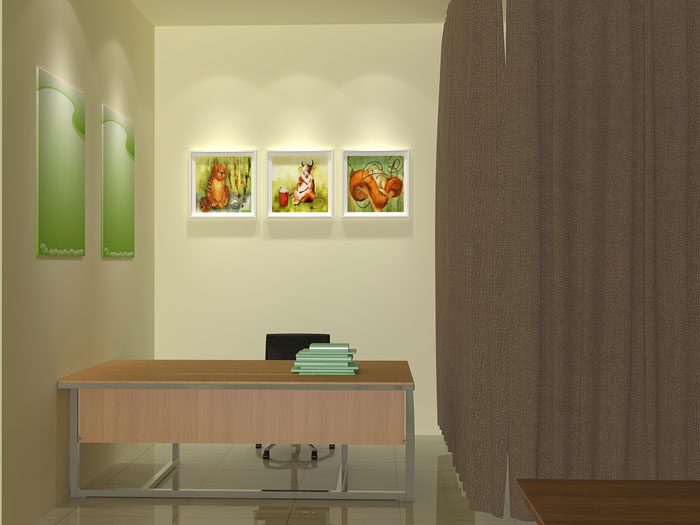 小學(xué)心理咨詢室辦公區(qū)裝修設(shè)計方案