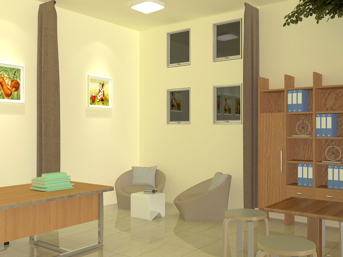 小學(xué)心理咨詢室咨詢區(qū)裝修設(shè)計方案