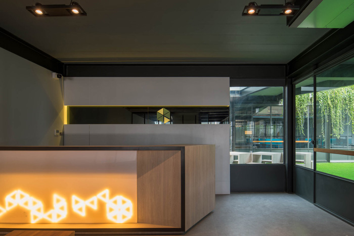 廠房寫字樓前臺(tái)裝修設(shè)計(jì)方案效果圖