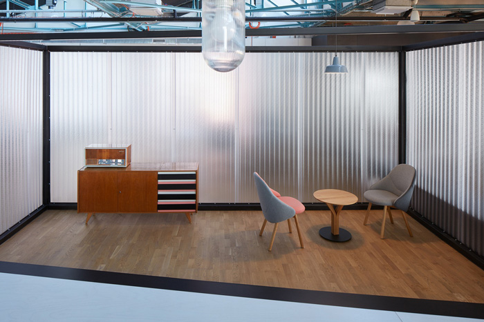 電商企業辦公室接待區裝修效果圖